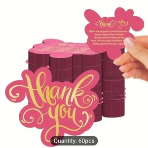 60 Thank you Cards for Small Businesses